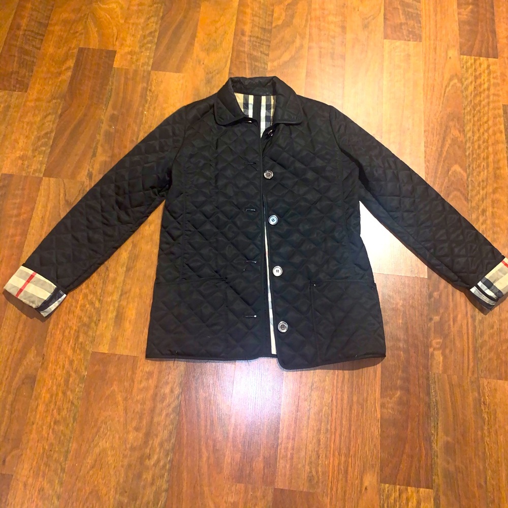 Black Burberry jacket size 14y (fits small adults) - Picture 1 of 11